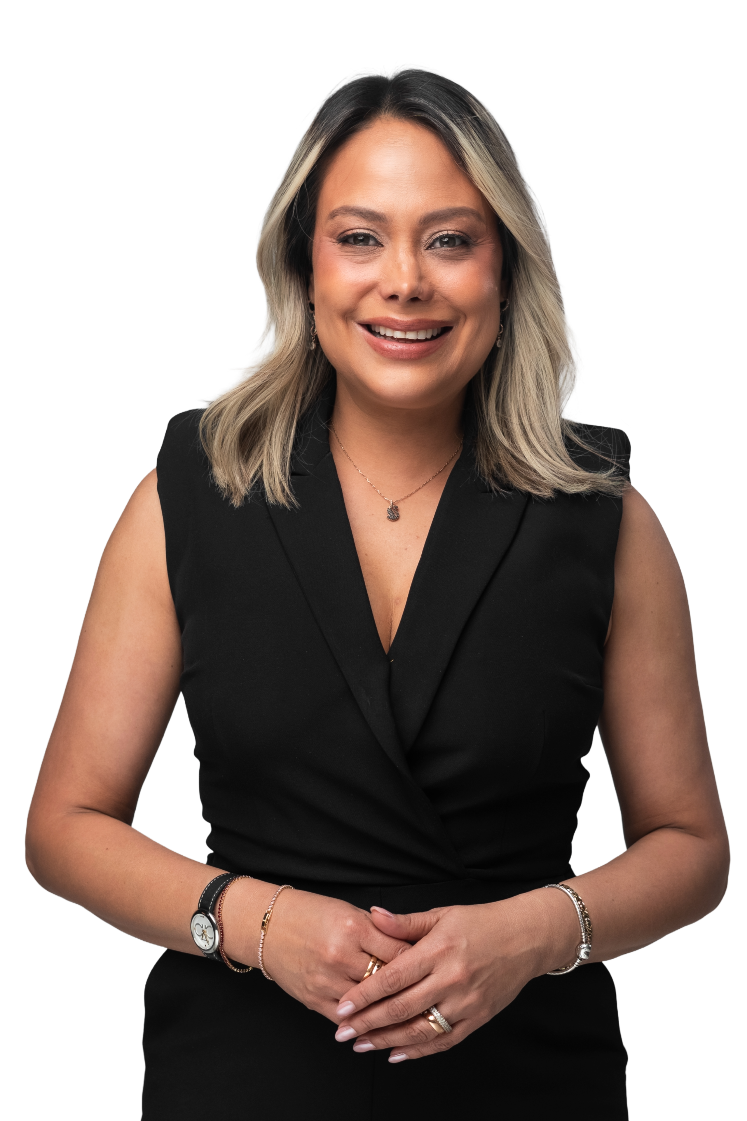 Cloe Insurance Solutions CEO projecting confidence and commitment to client service during a professional photo session.