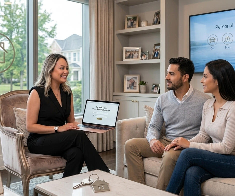 Cloe Insurance Personal Line services: comprehensive protection for your home and family.